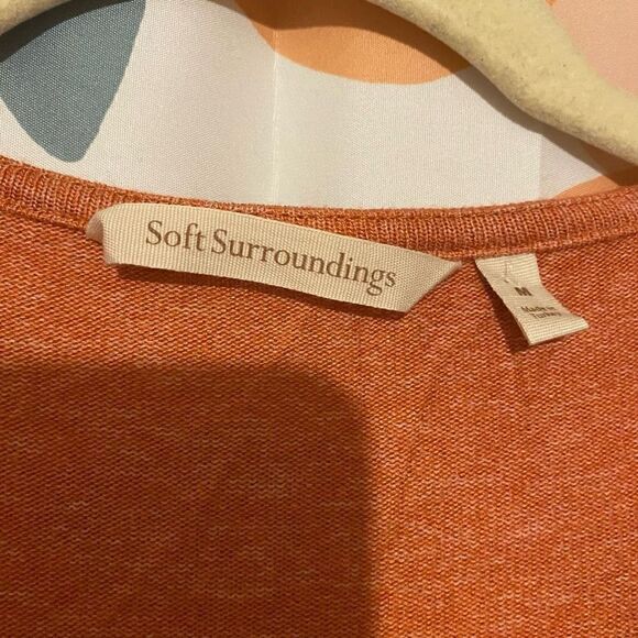Soft Surroundings Ophelia Orange Tunic | M - Picture 5 of 5